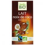 Шоколад молочный с кокосом Био, 32% какао, 100г