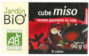 Кубик суп МИСО Био, соя без ГМО, Jardin Bio, 8х12 г
