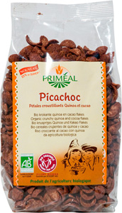 Хлопья хрустящие Picachoc из квиноа (25%), риса и какао Био