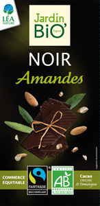 Шоколад чёрный с миндалем Био, 55% какао , 100 г ― Сеть магазинов "La Bio". Интернет-магазин биопродуктов.